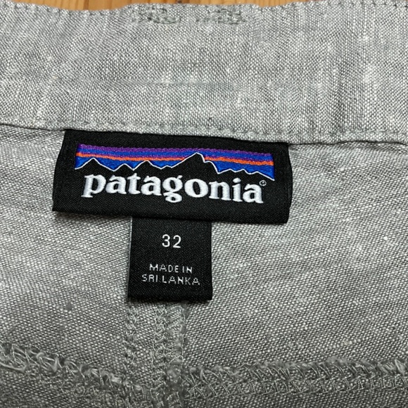 Patagonia sz 32 Hemp Organic Cotton Blend Mens Shorts Golf Hike Boat - Picture 4 of 13